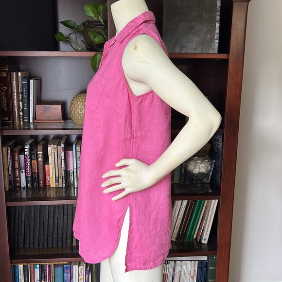J Jill Love Linen Sleveless Top - Picture 2 of 6